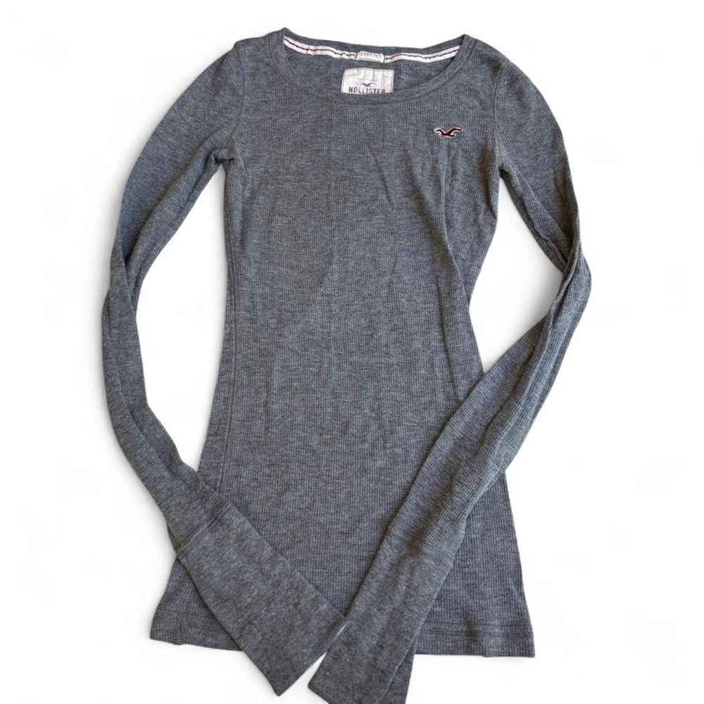 Hollister-co Women's Grey Shirt